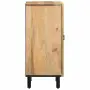 vidaXL Страничен шкаф 40x33x75 см манго масивно дърво, снимка 3