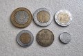 Монети. Мексико. 0.10 , 0.50 , 1, 2, 5 , 10 мексиканско песо.