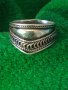 СТАРИНЕН СРЕБЪРЕН ПРЪСТЕН ВИСОКА ПРОБА СРЕБРО УНИКАЛНА МАЙСТОРСКА РЪЧНА ИЗРАБОТКА 37460, снимка 2