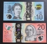 Австралия.10 и 20 долара. 2017-19 година. Може и поотделно., снимка 4