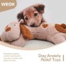 WEOK Плюшена играчка кученце за успокояване на кученце с топлинни пакети, снимка 4