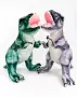 Реалистичен плюшен динозавър Тиранозавър Рекс T-Rex – 30 см, 2 цвята, снимка 1