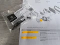 N000000000447**NEU**MERCEDES-BENZ**БОЛТ ЗА ДЪРЖАЧИТЕ НА РЕШЕТКИТЕ ПРЕД ФАРОВЕТЕ**, снимка 2