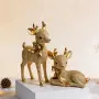 Комплект Коледни Еленчета в златисто, снимка 2