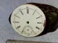 МЕХАНИЗЪМ от КОЛЕКЦИОНЕРСКИ СТАР ДЖОБЕН ЧАСОВНИК с ПОРЦЕЛАНОВ ЦИФЕРБЛАТ с РИМСКИ ЦИФРИ 49649, снимка 2