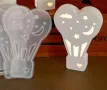 Въздушен балон силиконов молд за led лампа смола гипс фондан шоколад, снимка 1
