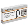 Смесител за кухня гъвкав 360 градуса с керамична батерия Ruhhy 010115, снимка 12