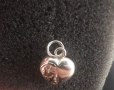 Сребърна висулка сърчице , снимка 1 - Колиета, медальони, синджири - 44581570