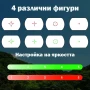 Тактически бързомер мерник с лазерен прицел за еърсофт въздушна пушка пистолет оръжие бързомерец, снимка 10
