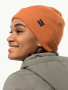 Jack Wolfskin Зимна Шапка Rib Hat Оранжева, снимка 1