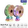 PLA SILK Rainbow Filament JAYO 1.75mm 1.1kg ROHS за FDM 3D Принтери, снимка 2
