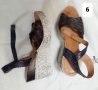 Различни Дамски сандали естествена кожа на платформа 38 номер, снимка 5