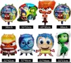 7 вида Отвътре навън inside out кръгъл фолио фолиев балон хелий или въздух парти рожден ден редакция, снимка 3