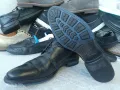 ЛУКС, КАТО НОВИ мъжки ЕЛЕГАНТНИ обувки LUX AM, N- 41 - 42, 100% ЕСТЕСТВЕНА кожа, снимка 6