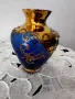 Ваза Bohemia синя, снимка 4