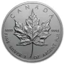 1 тройунция Сребърна Монета Maple Leaf BU 1988 г., снимка 2