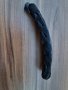 Шнола тип банан с изкуствена коса-черен цвят  , снимка 1 - Аксесоари за коса - 39042198