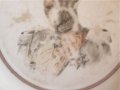 Царство България-стара порцеланова чиния портрет Фердинанд, снимка 3