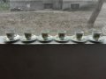 Немски порцелан Bavaria маркировка сервиз за чай 12 части, снимка 1 - Антикварни и старинни предмети - 35994312