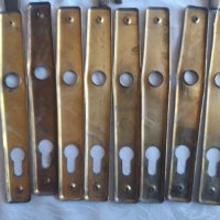 Стари бронзови дръжки за врати, снимка 4 - Антикварни и старинни предмети - 40812232