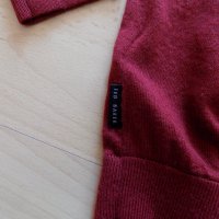 пуловер ted baker merino wool блуза горнище вълнен мъжки оригинален S, снимка 3 - Пуловери - 40002983