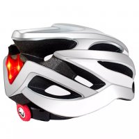 Умна каска за велосипед с LED светлина, каска за колело със стоп светлина, каска за колоездене, шлем, снимка 1 - Аксесоари за велосипеди - 38729528