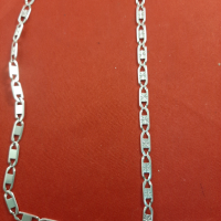 Сребърен синджир , снимка 2 - Колиета, медальони, синджири - 36119090