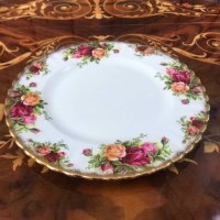 Чиния "Royal Albert Old Country Roses", снимка 2 - Чинии - 41862715