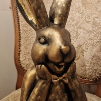 Голям Великденски заек– 35см, снимка 1 - Декорация за дома - 40156768