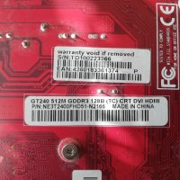 Видео карта NVidia GeForce Gainward GT240 HDMI 512MB GDDR3 128bit PCI-E, снимка 7 - Видеокарти - 34632070