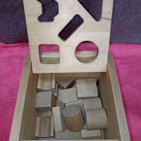 Дървен сортер- образователна играчка , снимка 1 - Образователни игри - 39658772