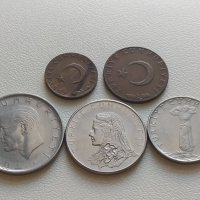 лот монети Турция - 5 броя, снимка 4 - Нумизматика и бонистика - 39407930
