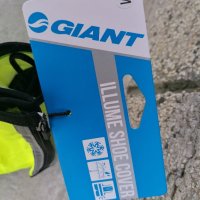 Продавам водоустойчиви гамаши (чорапи) Giant illume shoe cover за покриване на велосипедни обувки, снимка 6 - Спортна екипировка - 44497070