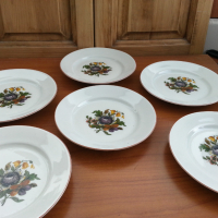 Български порцелан чинии плитки, снимка 4 - Антикварни и старинни предмети - 36401546