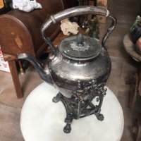 Посребрен чайник №4552, снимка 5 - Антикварни и старинни предмети - 42322710