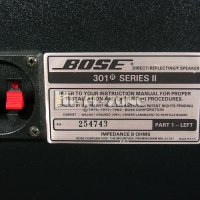 ТОНКОЛОНИ Bose 301 series ll /3, снимка 10 - Тонколони - 39006673