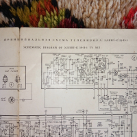 Принципна схема на телевизор УЛППТ-47/59-II-I, снимка 1 - Специализирана литература - 44920561