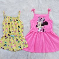 Детска рокля и гащеризон Мини Маус, снимка 1 - Детски рокли и поли - 41879076