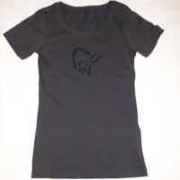 Norrona Cotton Logo T-Shirt (ХS) спортна тениска, снимка 1 - Тениски - 36165522
