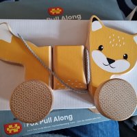 Нова дървена играчка за дърпане коте малки деца подарък игра, снимка 6 - Други - 41462024