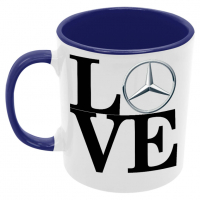 Чаша Mercedes LOVE, снимка 3 - Чаши - 36138914