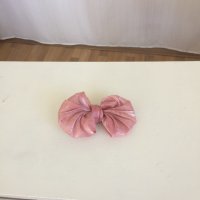 Розова голяма Шнола за Коса Аксесоар Фиба, снимка 8 - Аксесоари за коса - 41878035