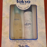 Продавам дамски комплект "Tokyo park"-тоалетна вода + дезодорант, снимка 1 - Дамски парфюми - 39965077