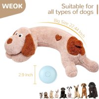 WEOK Плюшена играчка кученце за успокояване на кученце с топлинни пакети, снимка 8 - За кучета - 44182936