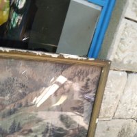 Ковьор красив голям ковьорв във рамка със стъкло , снимка 1 - Антикварни и старинни предмети - 42160790