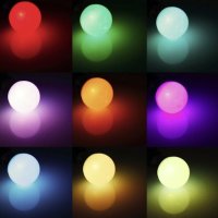 3924 RGB многоцветна LED крушка с дистанционно, снимка 3 - Други - 41895893