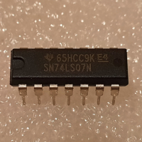 SN74LS07N DIP14 HEX Buffer 30V OC, снимка 1 - Друга електроника - 36131683
