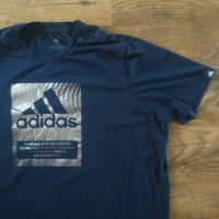 ADIDAS FOIL LOGO BOX GRAPHIC - страхотна мъжка тениска 2ХЛ, снимка 6 - Тениски - 42011213