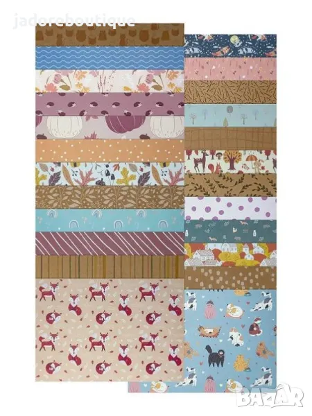 24 листа/ блок Дизайнерски картони Есенни мотиви, снимка 1