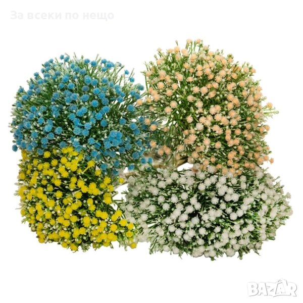 Изкуствен букет гипсофила, 4 цвята Код P1647, снимка 1